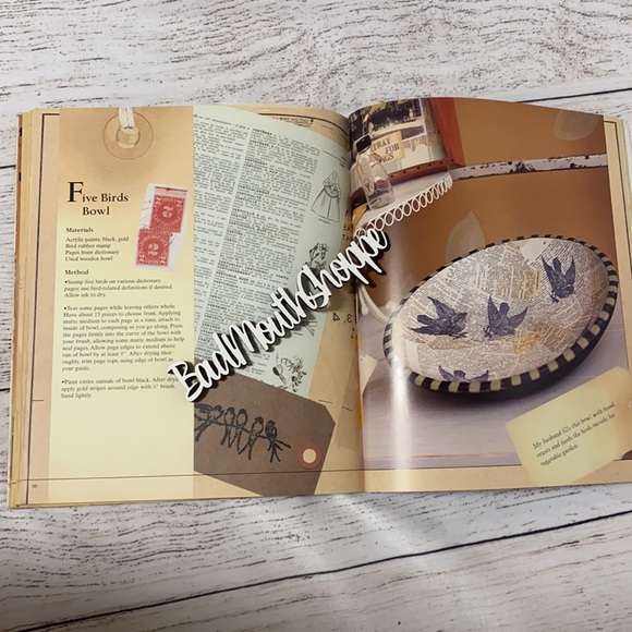 *Vintage Paper Crafts DIY Art Inspiration Book - Picture 4 of 5